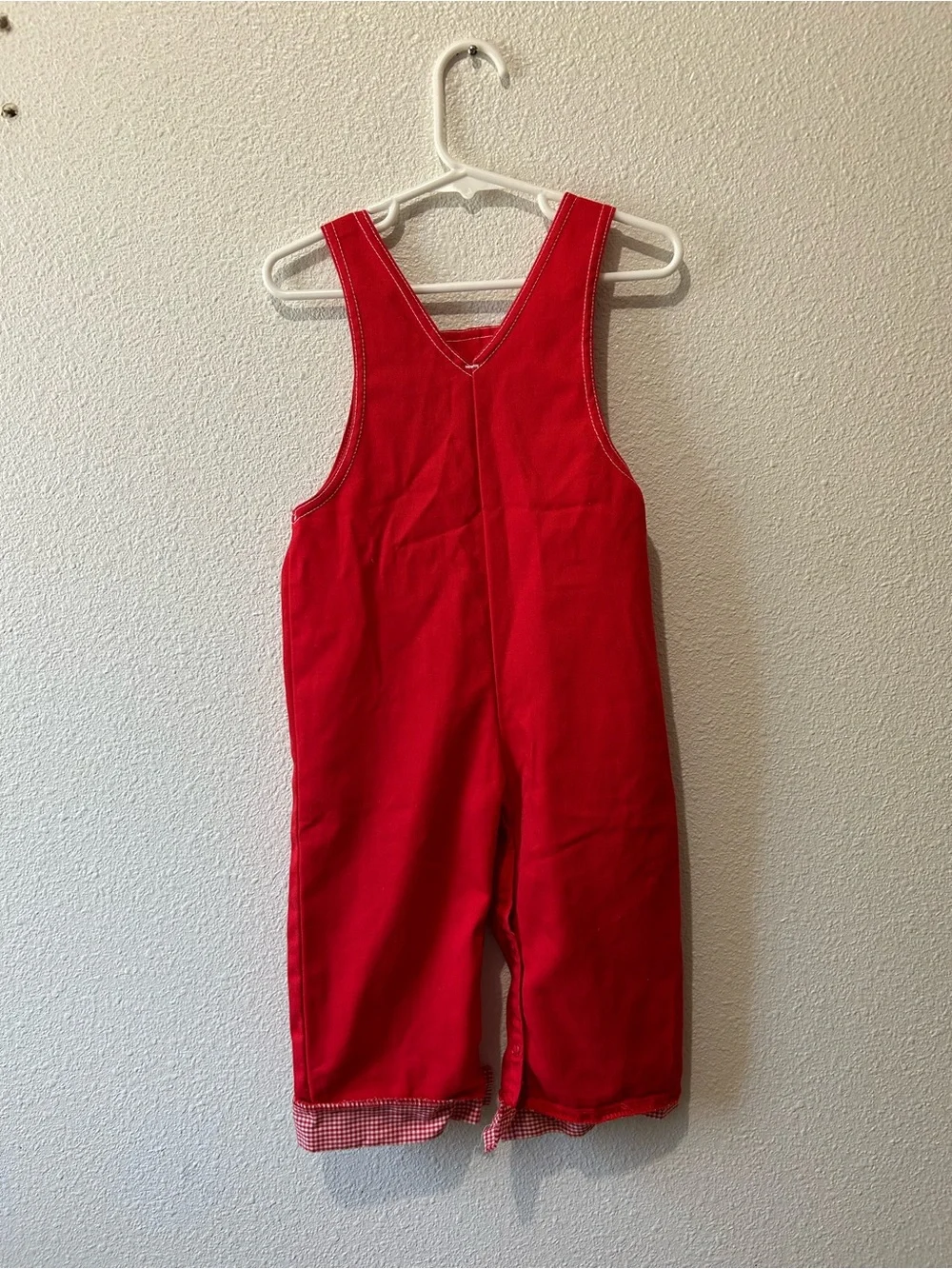 Vintage Carter's Red Overalls